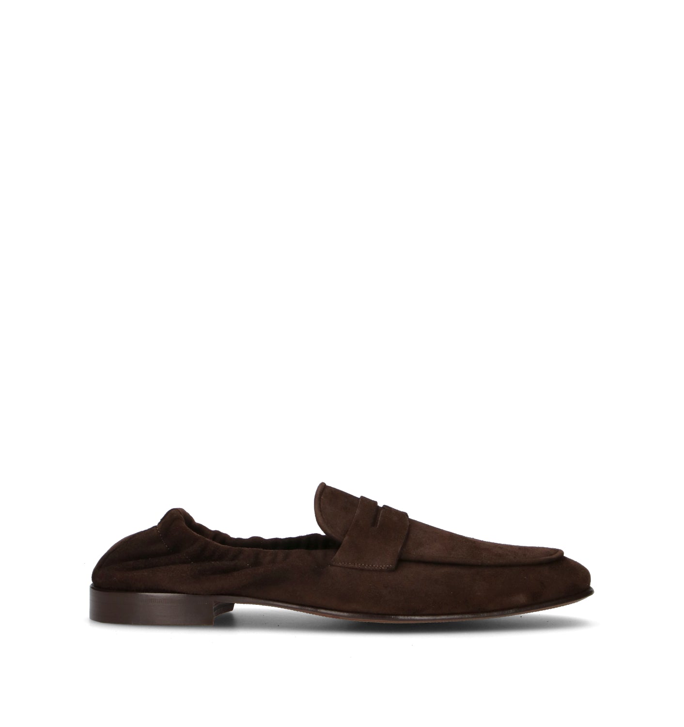 LORENZO TERRA Mocassino uomo testa di moro in suede