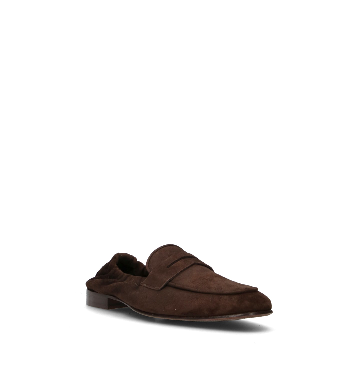 LORENZO TERRA Mocassino uomo testa di moro in suede