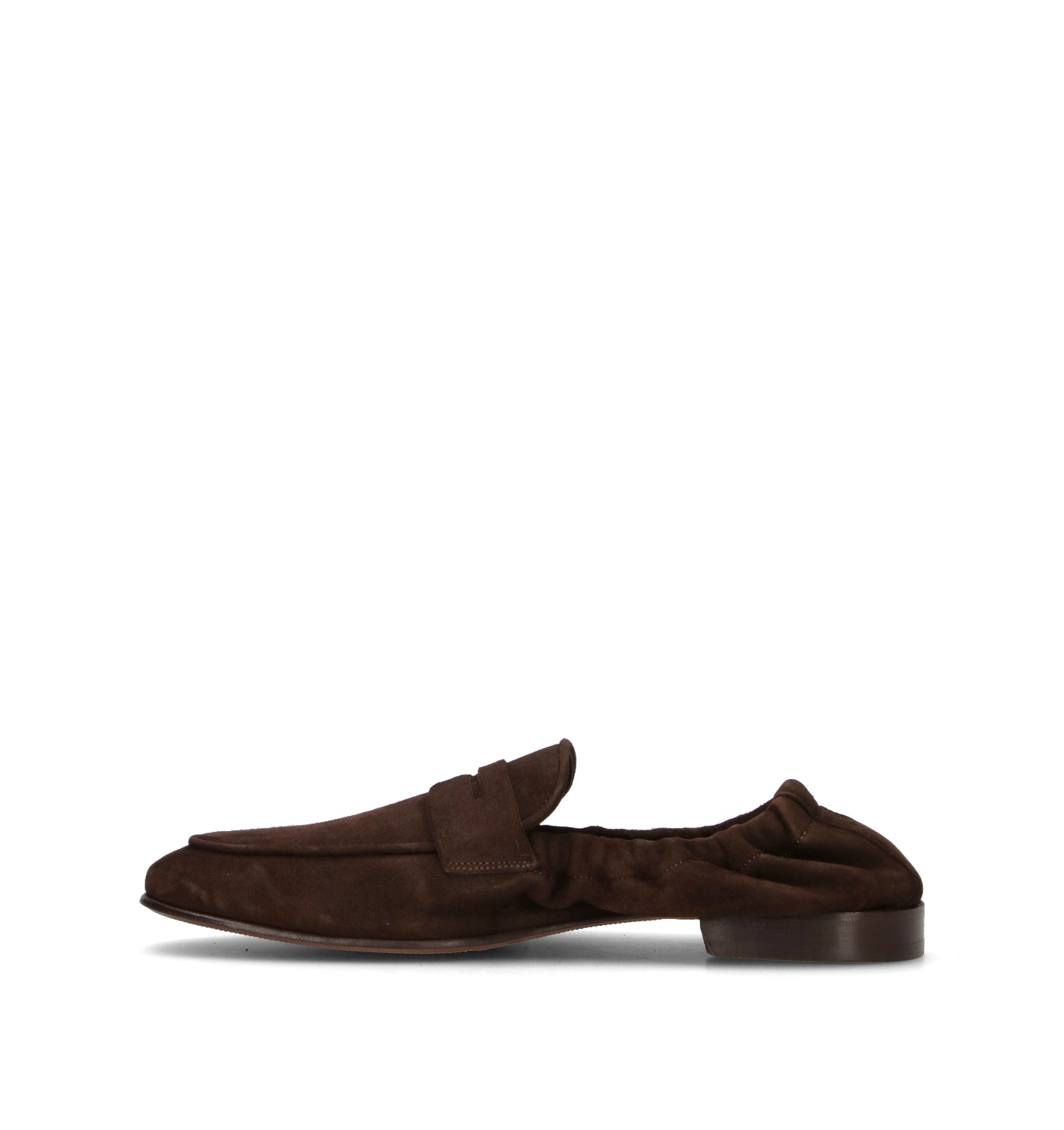 LORENZO TERRA Mocassino uomo testa di moro in suede