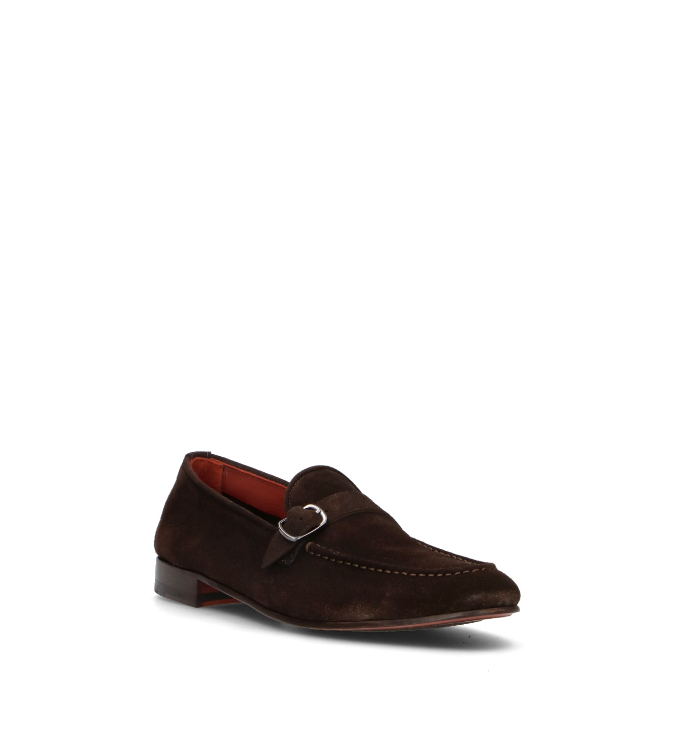 LORENZO TERRA Mocassino uomo marrone in suede