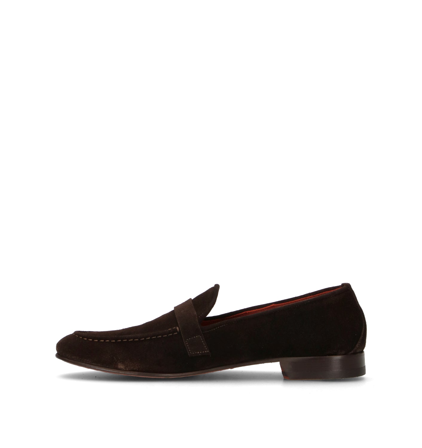 LORENZO TERRA Mocassino uomo marrone in suede