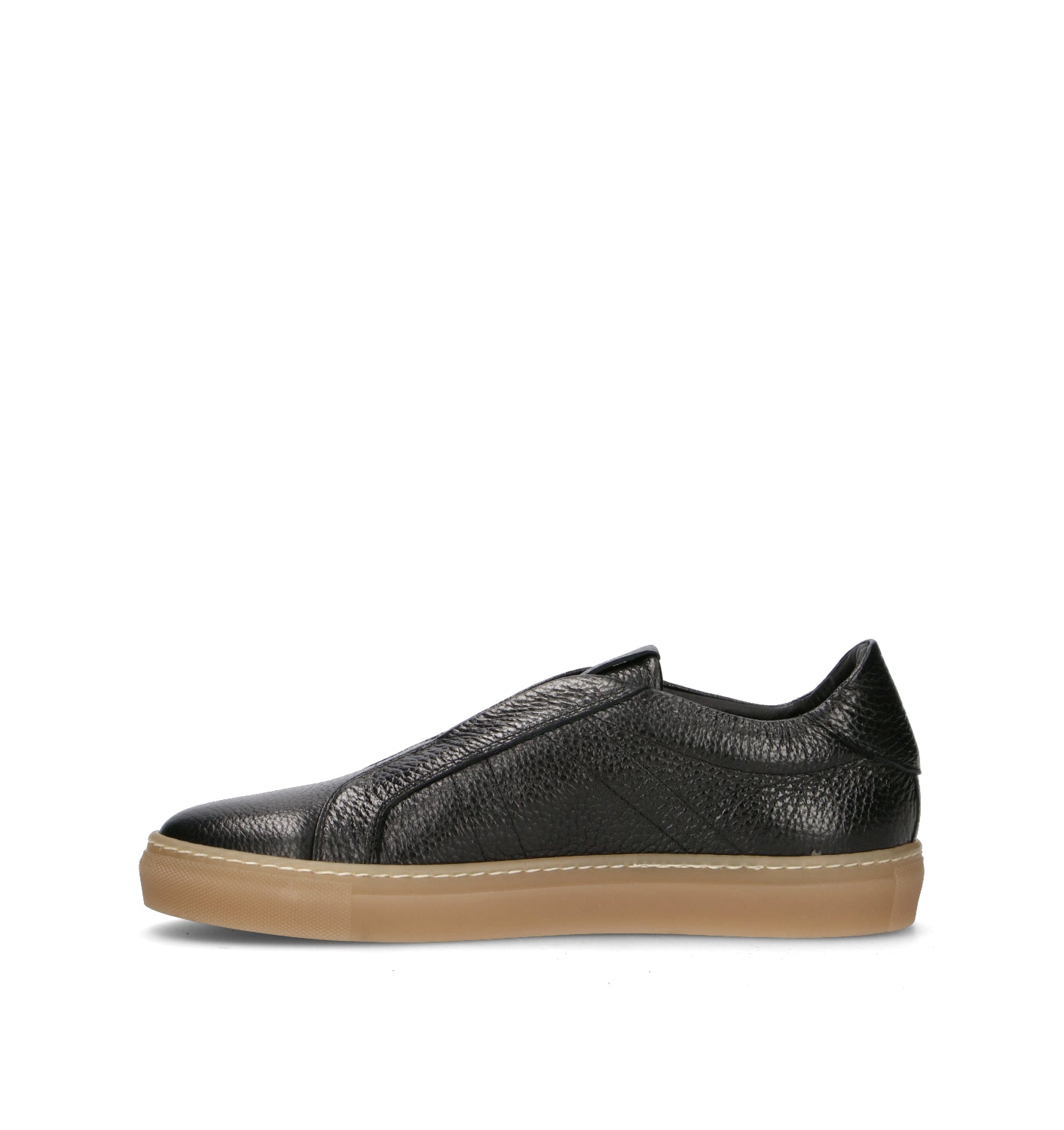 LORENZO TERRA Sneaker uomo nera in pelle