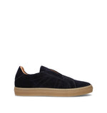 LORENZO TERRA Sneaker uomo blu in suede