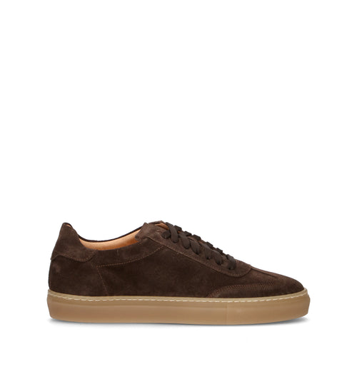LORENZO TERRA Sneaker uomo testa di moro in suede