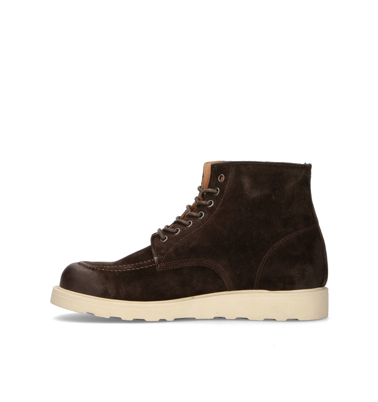 LORENZO TERRA Polacco uomo testa di moro in suede