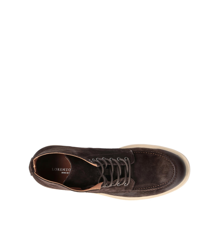 LORENZO TERRA Polacco uomo testa di moro in suede