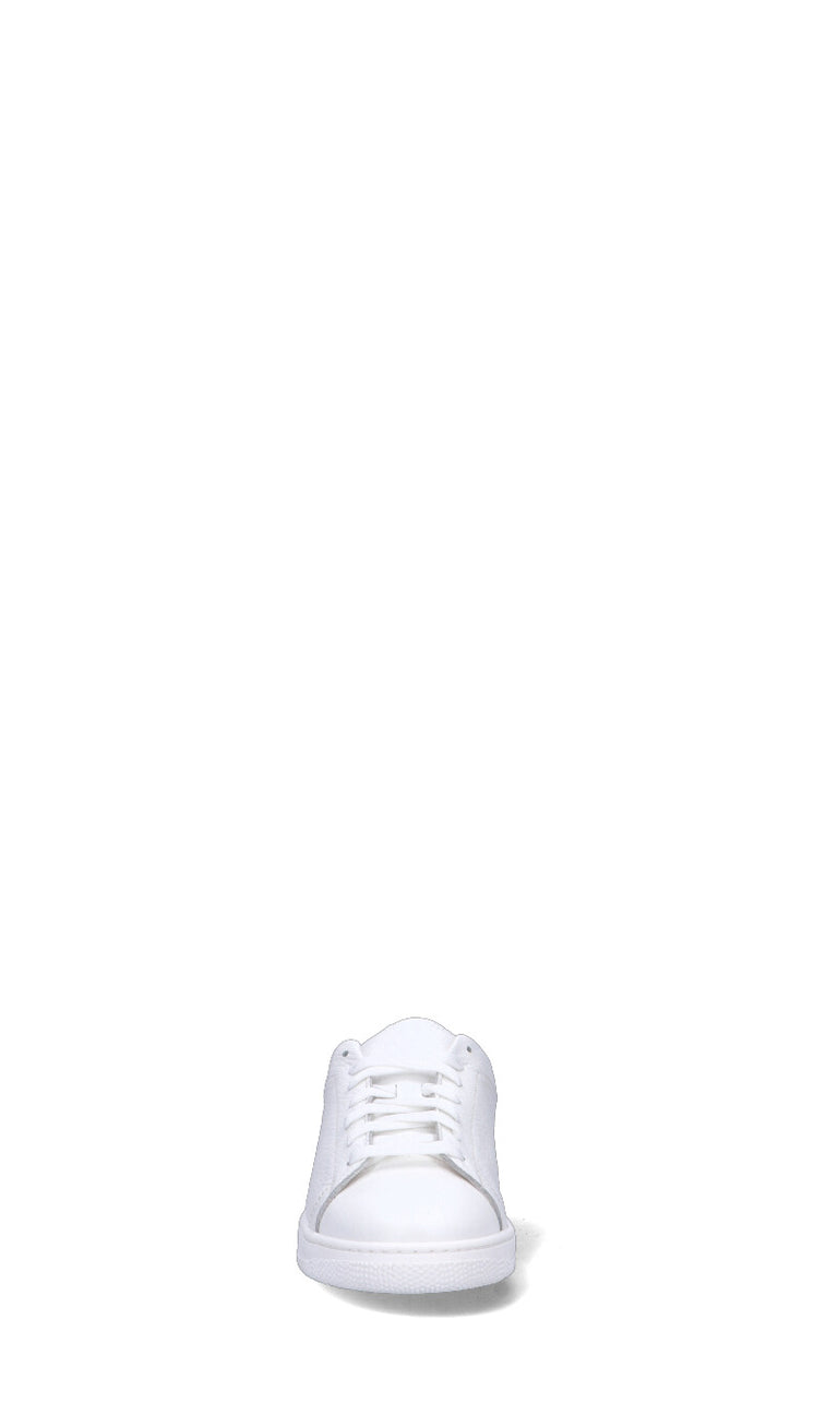LORENZO TERRA Sneaker uomo bianca/verde in pelle
