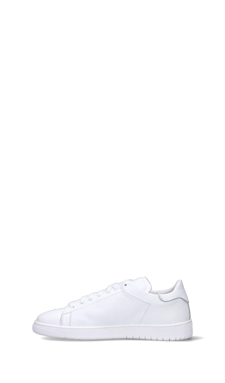 LORENZO TERRA Sneaker uomo bianca/verde in pelle