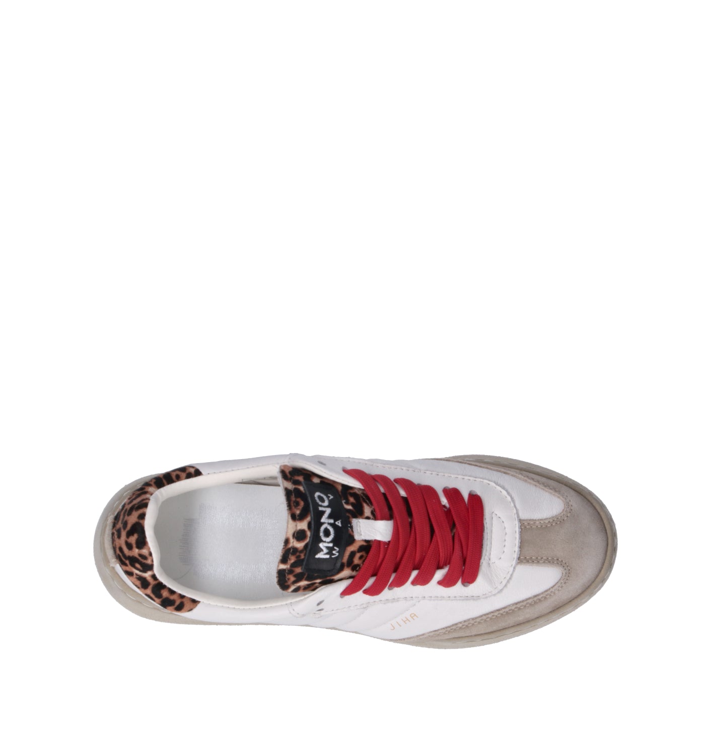 MONOWAY Sneaker donna bianca in pelle