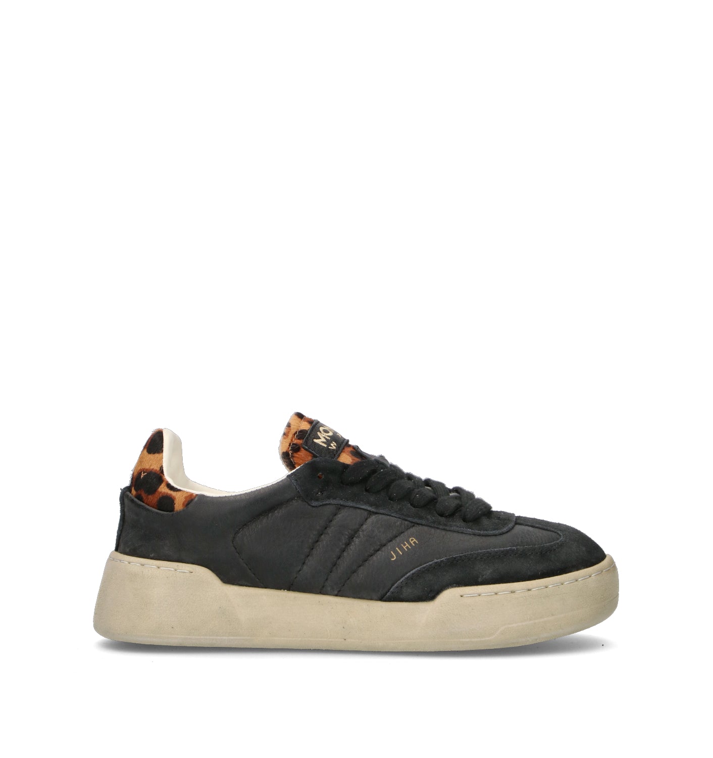 MONOWAY Sneaker donna nera in pelle