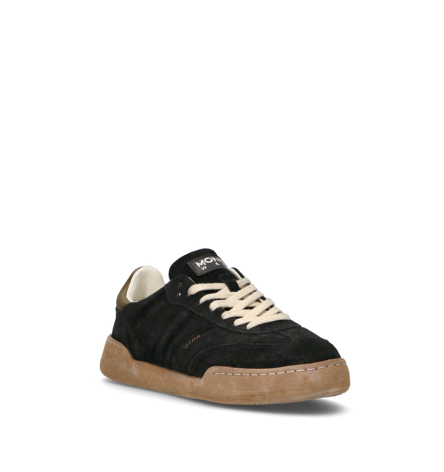 MONOWAY Sneaker uomo nera in suede