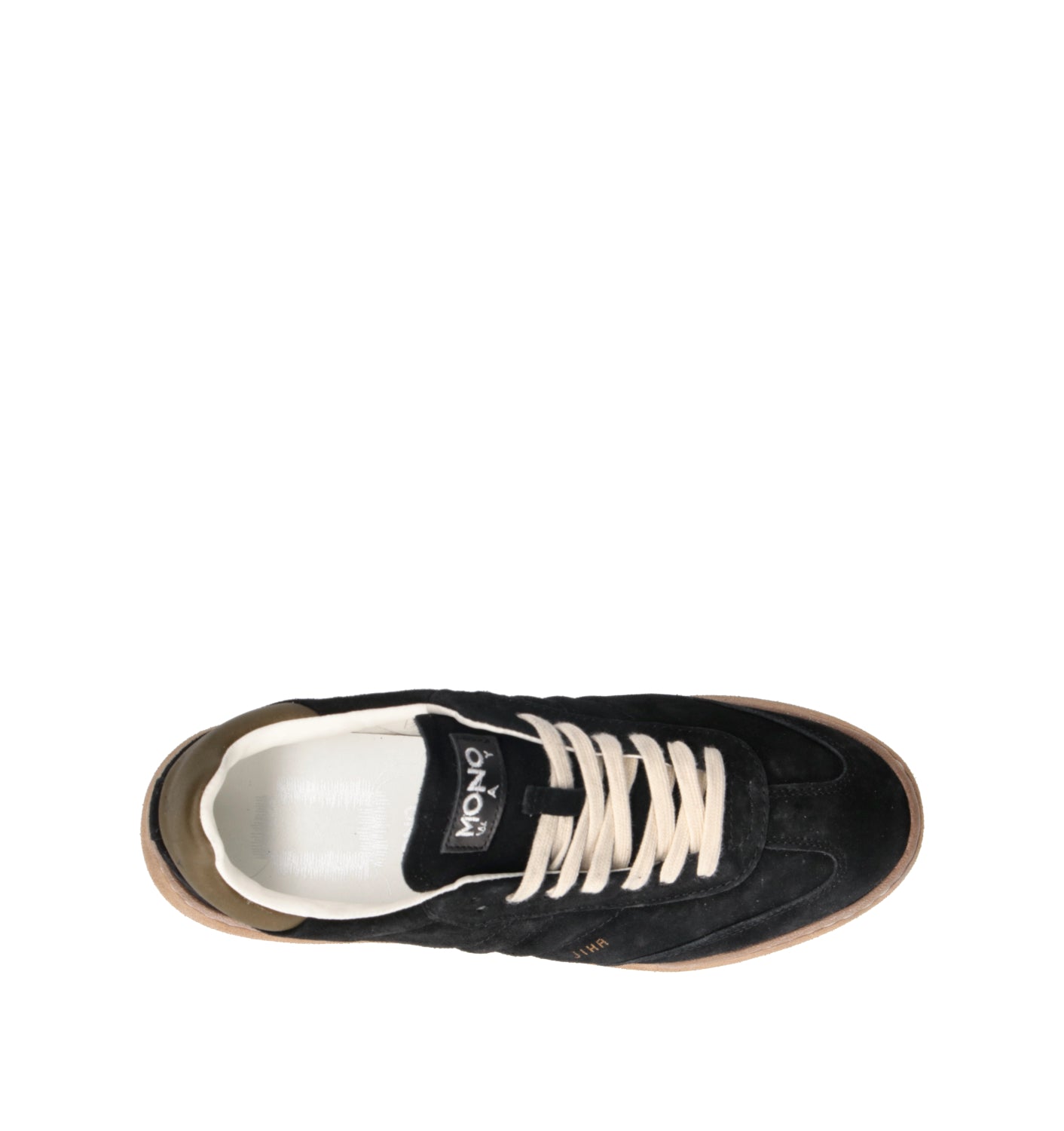 MONOWAY Sneaker uomo nera in suede