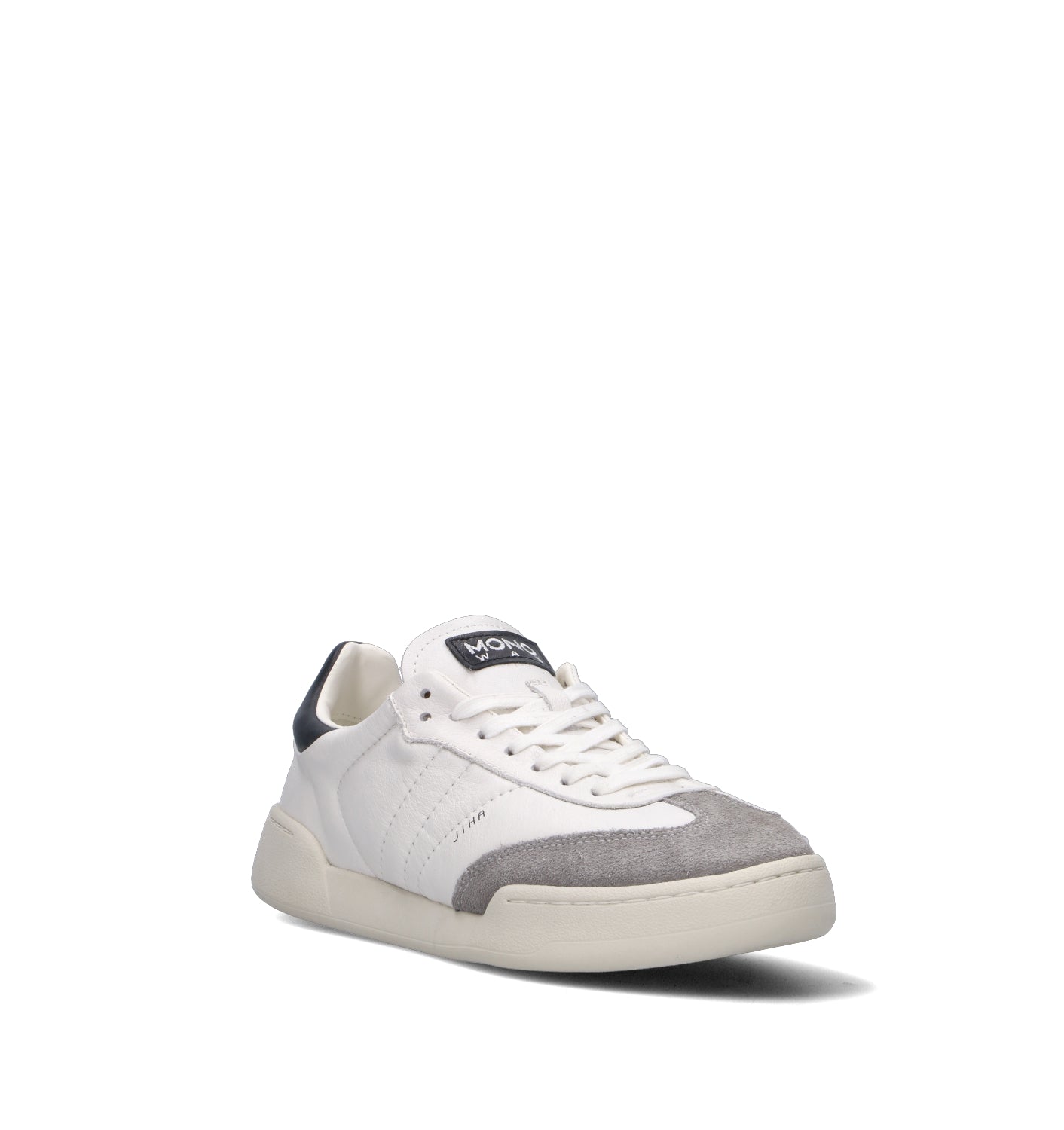 MONOWAY Sneaker uomo bianca in pelle