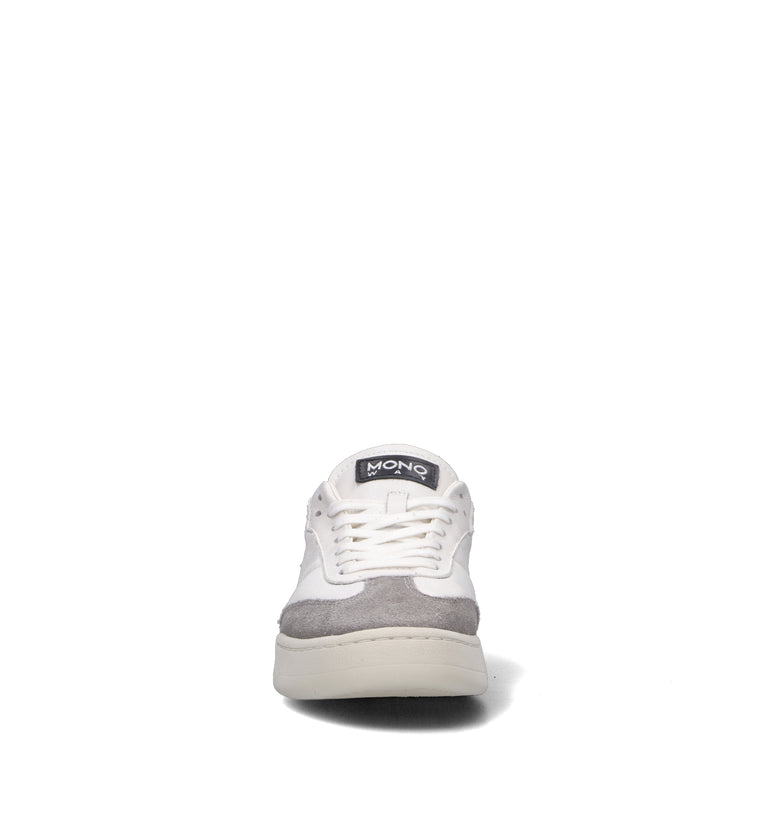 MONOWAY Sneaker uomo bianca in pelle