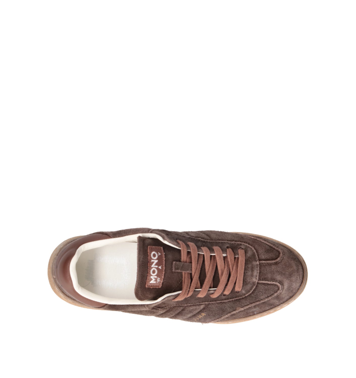 MONOWAY Sneaker uomo marrone in suede