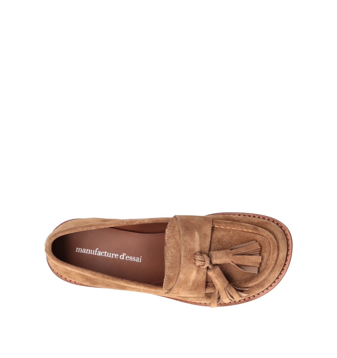 MANUFACTURE D'ESSAI Mocassino donna marrone in suede