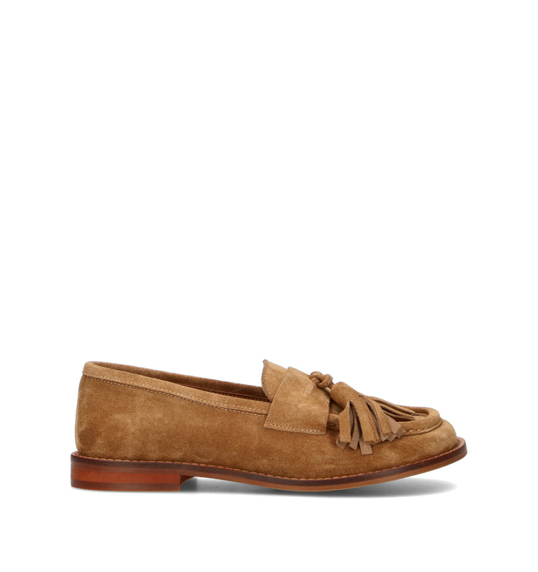 MANUFACTURE D'ESSAI Mocassino donna marrone in suede