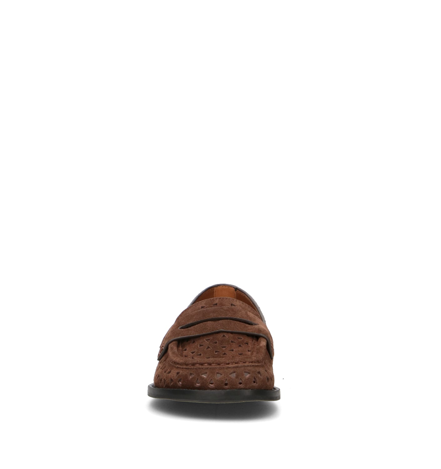 MANUFACTURE D'ESSAI Mocassino donna marroe in suede