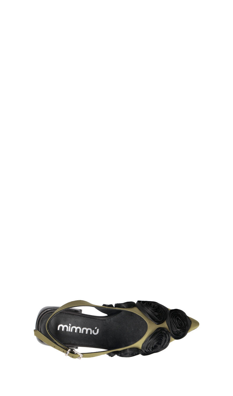 MIMMU' Slingback donna verde/nera
