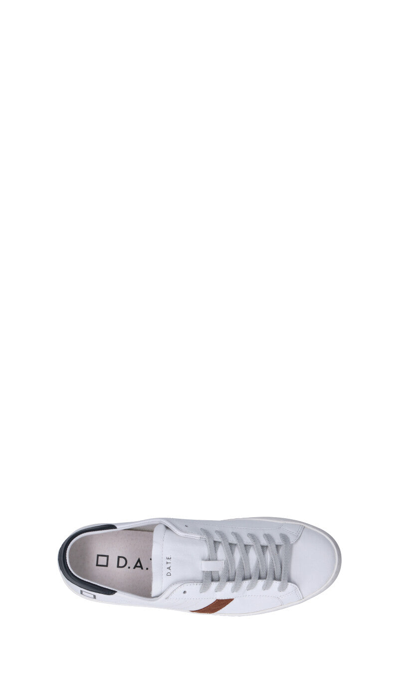 D.A.T.E. Sneaker uomo bianca/nera in pelle