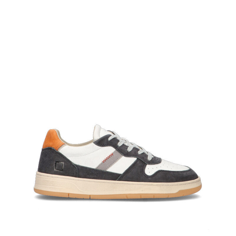 D.A.T.E. - COURT 2.0 Sneaker uomo bianca/blu in pelle