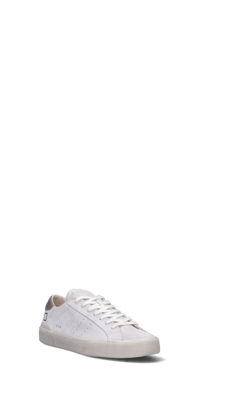D.A.T.E. - HILL LOW Sneaker uomo bianca in suede