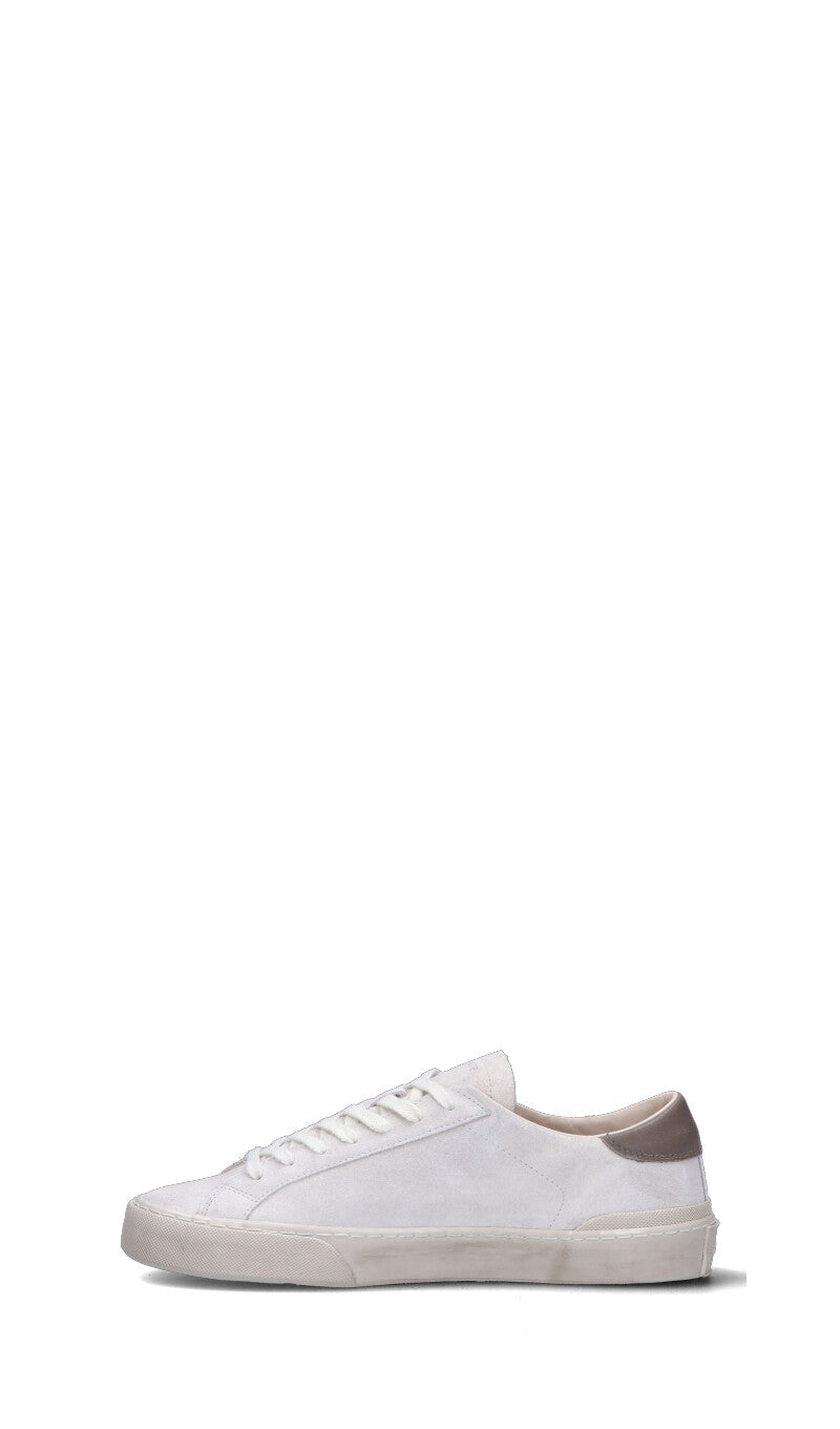 D.A.T.E. - HILL LOW Sneaker uomo bianca in suede