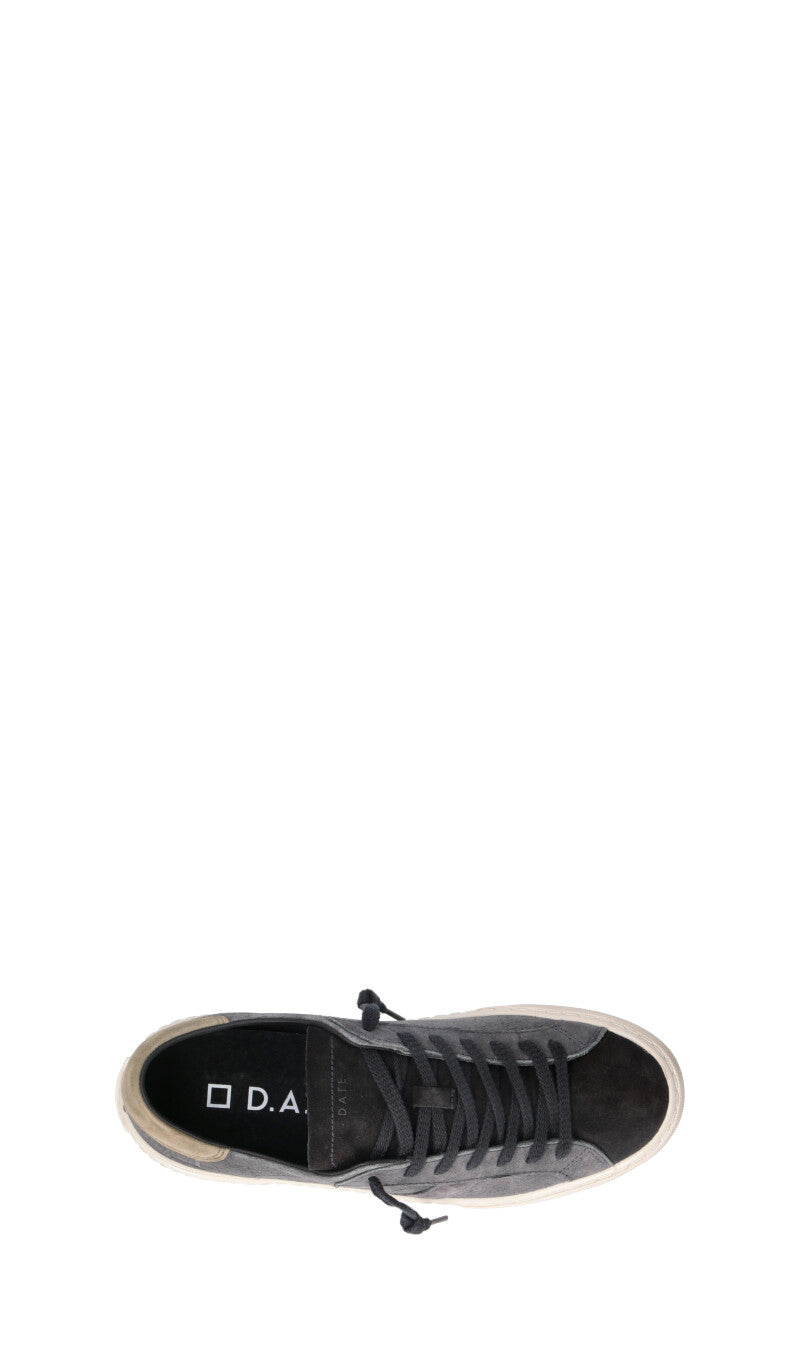 D.A.T.E. - HILL LOW Sneaker uomo nera in suede