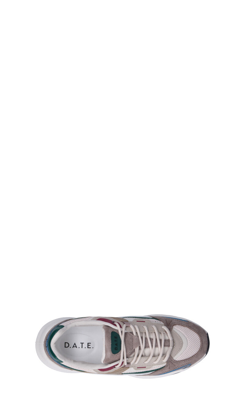 D.A.T.E. - BASE Sneaker donna multicolor in suede
