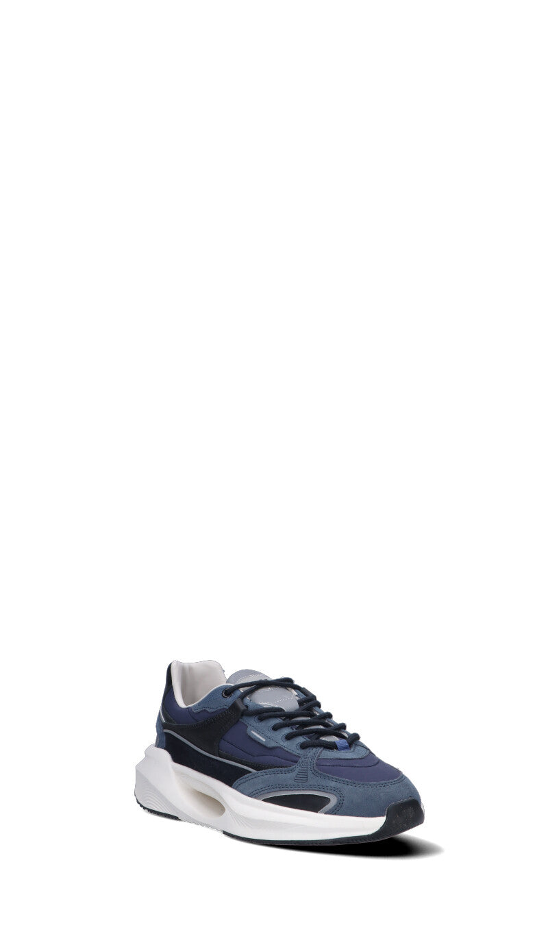 D.A.T.E. - VELA Sneaker uomo blu in suede