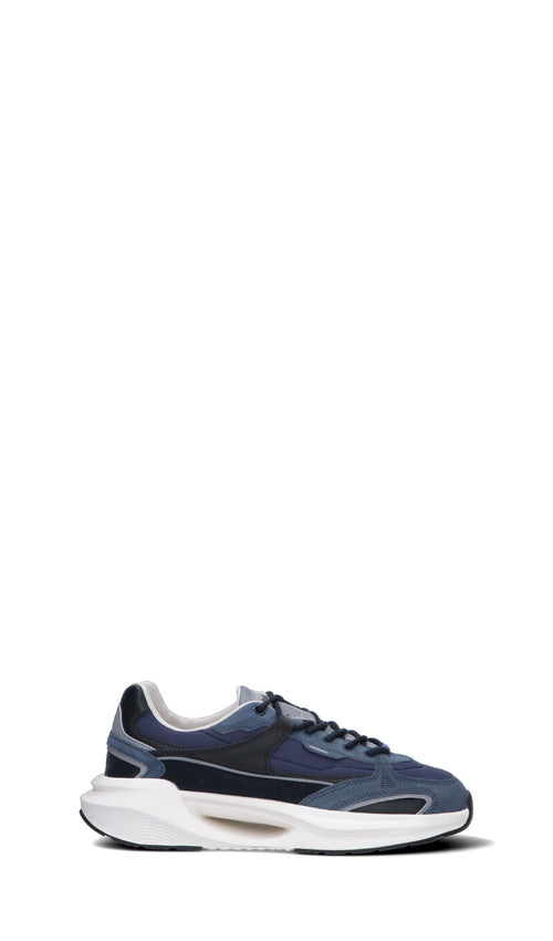 D.A.T.E. - VELA Sneaker uomo blu in suede
