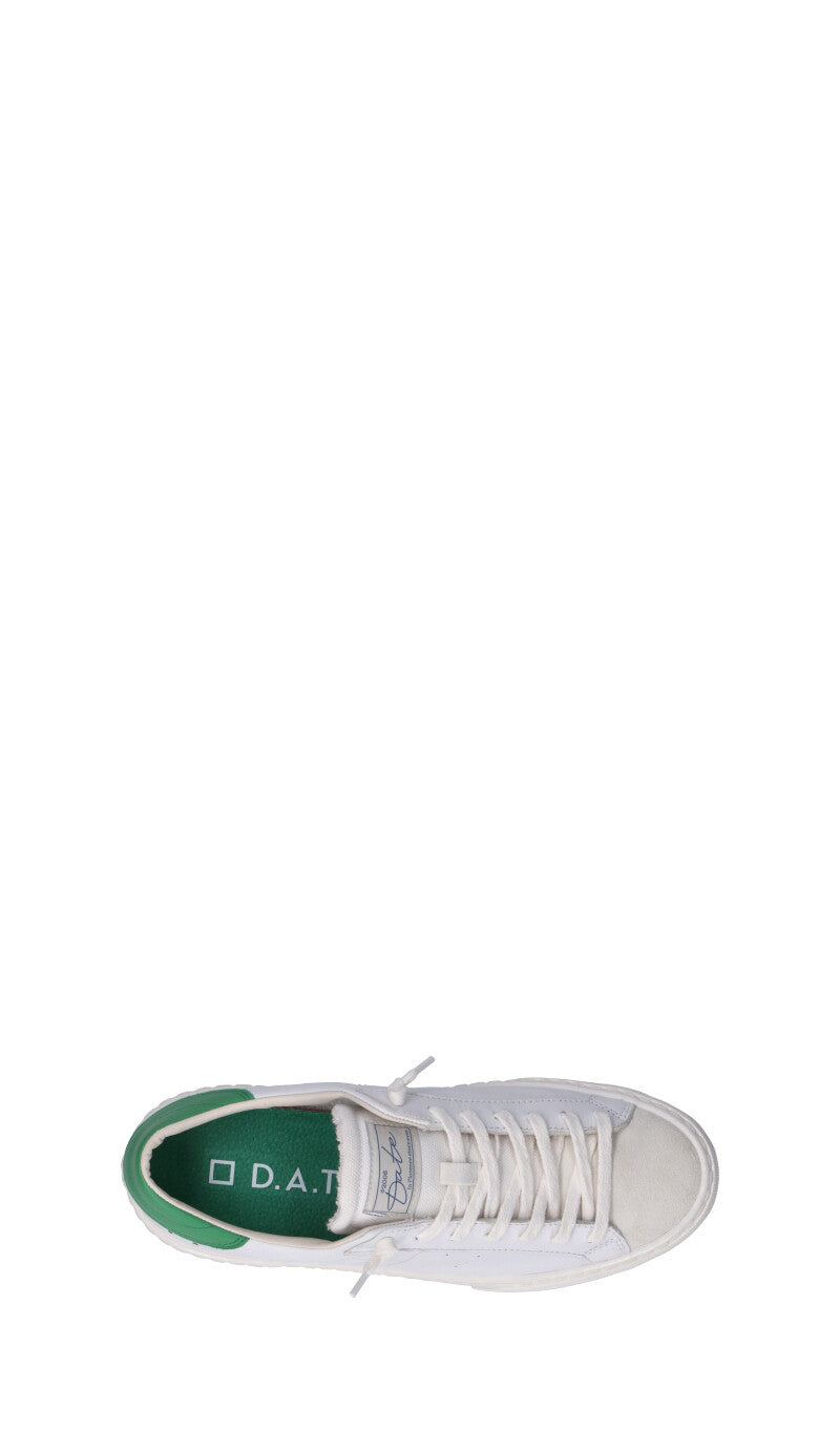 D.A.T.E. HILL LOW BASIC  Sneaker uomo bianca/verde