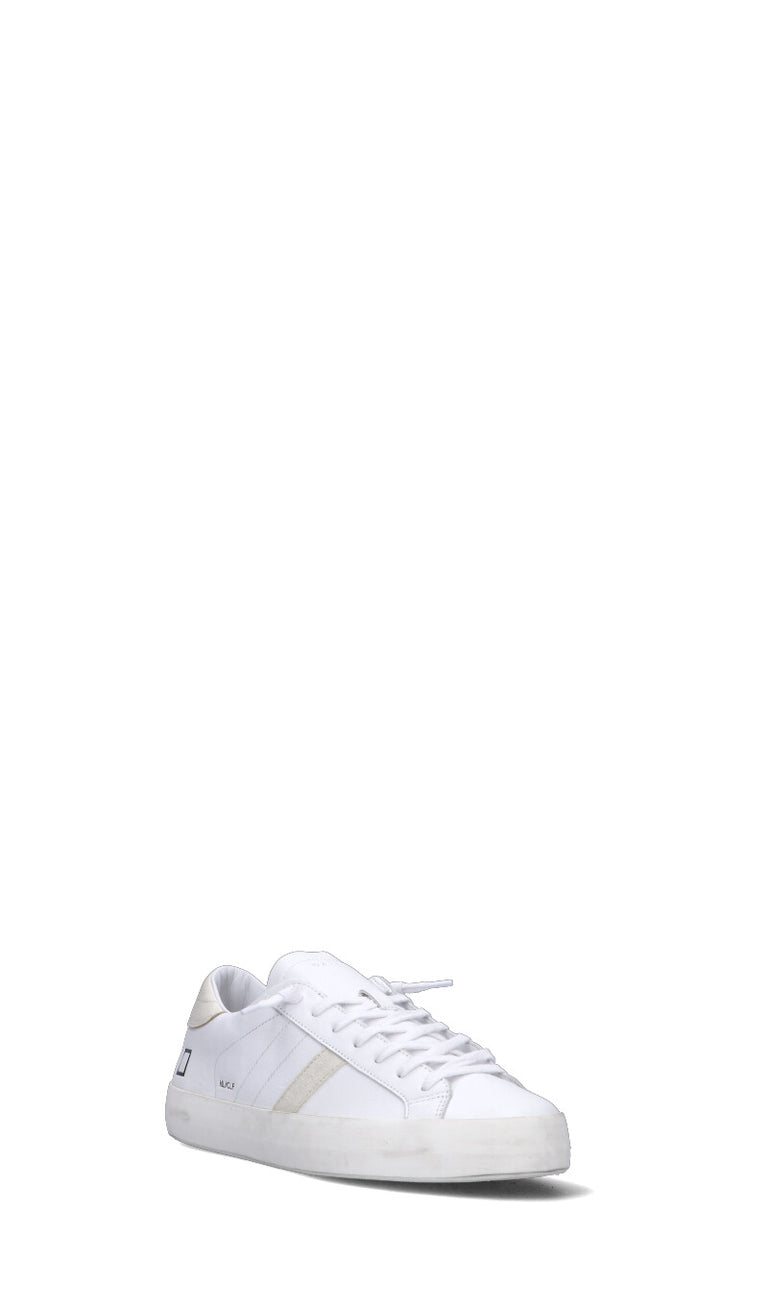 D.A.T.E. HILL LOW CALF Sneaker uomo bianca/panna in pelle