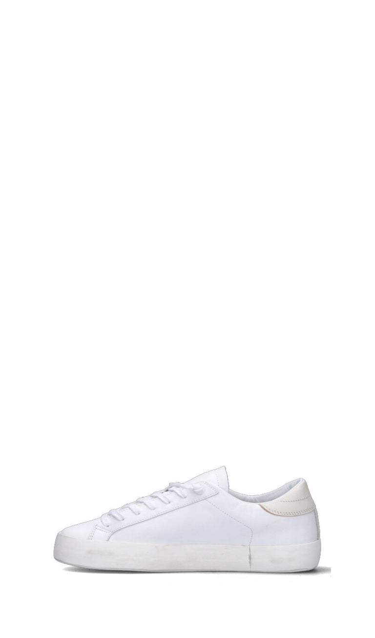 D.A.T.E. HILL LOW CALF Sneaker uomo bianca/panna in pelle