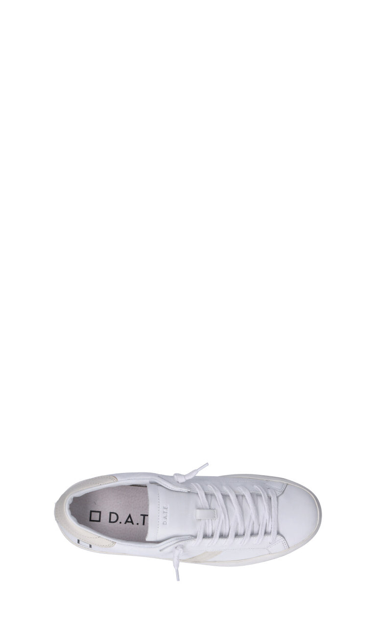 D.A.T.E. HILL LOW CALF Sneaker uomo bianca/panna in pelle