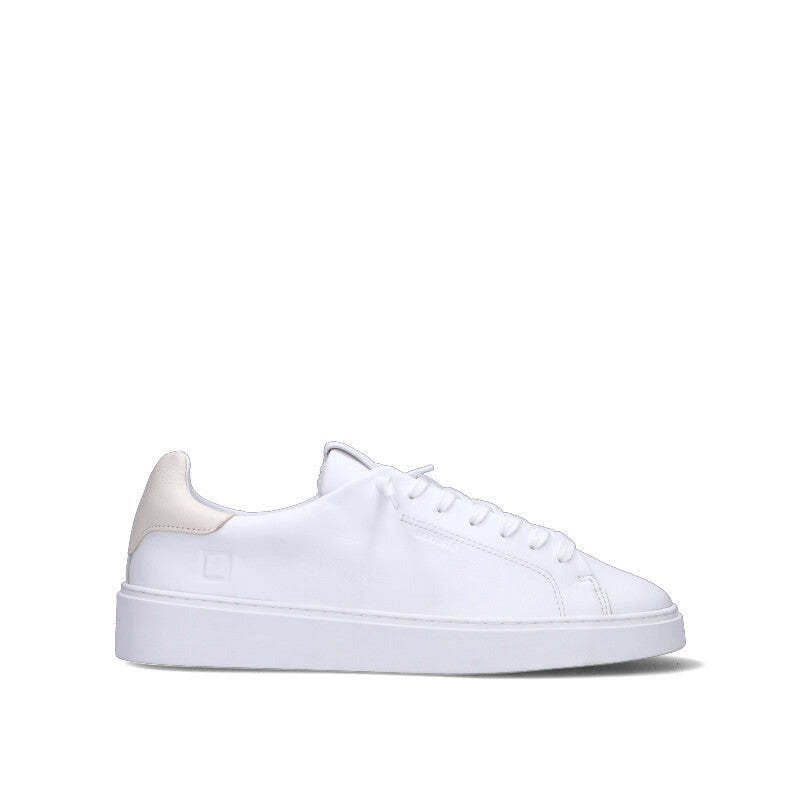 D.A.T.E. LEVANTE CALF Sneaker uomo bianca in pelle