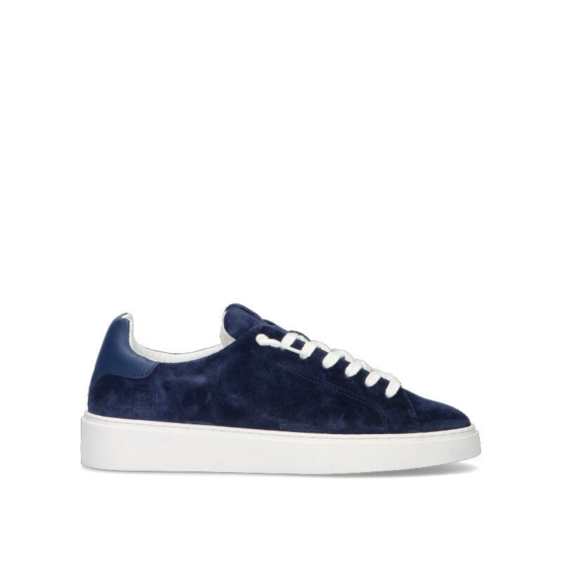 D.A.T.E. LEVANTE SUEDE Sneaker uomo blu in suede