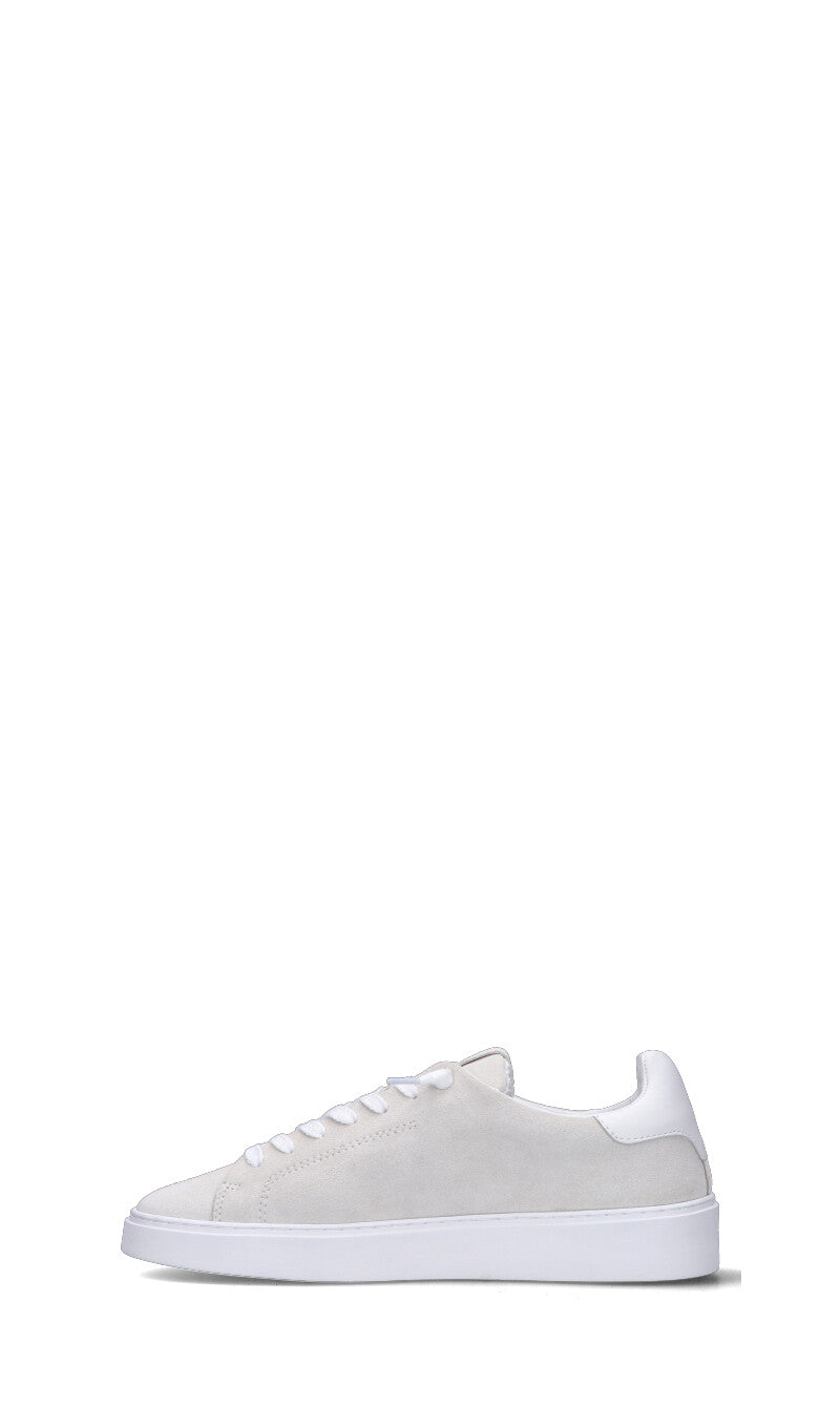 D.A.T.E. LEVANTE SUEDE Sneaker uomo bianca in suede