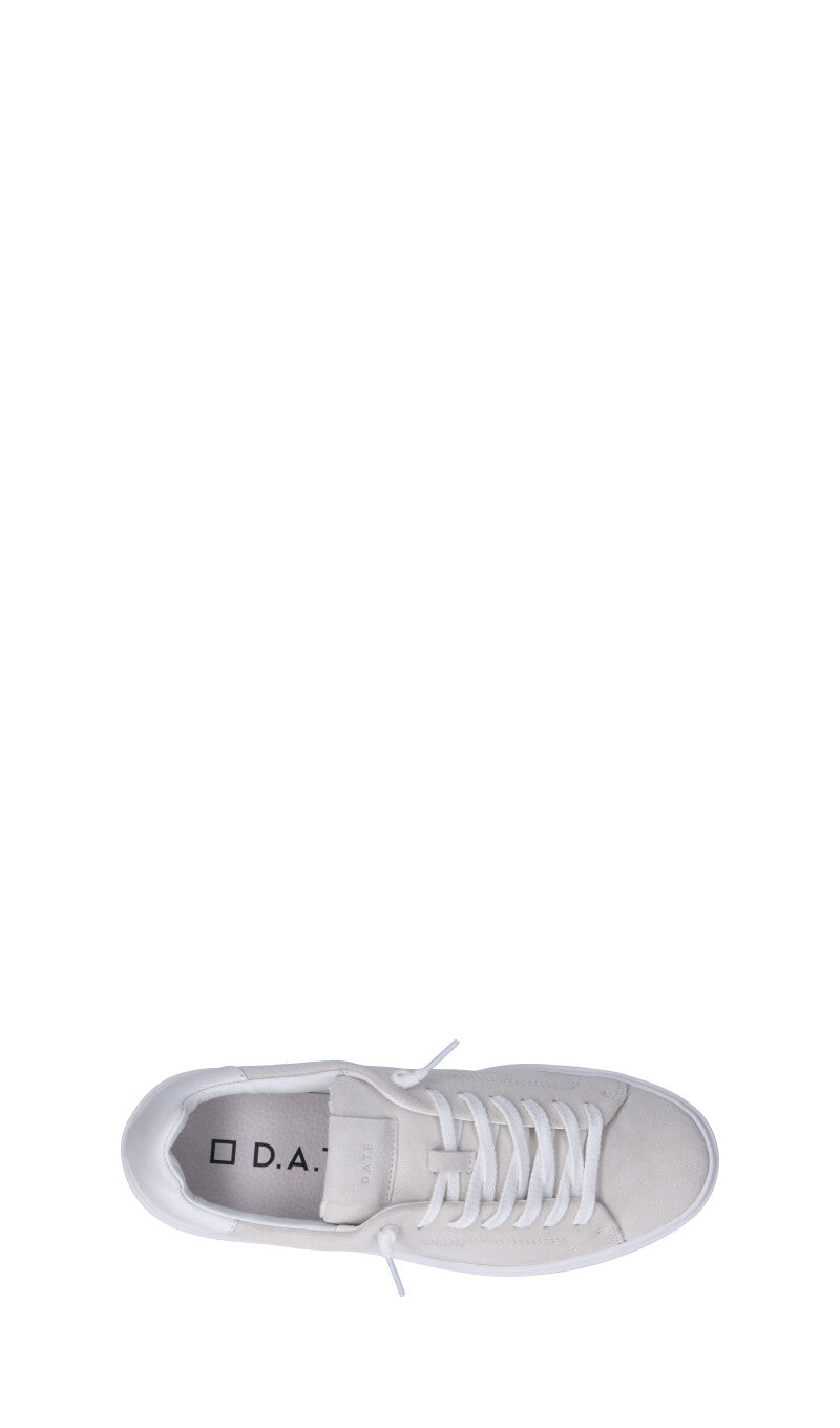 D.A.T.E. LEVANTE SUEDE Sneaker uomo bianca in suede