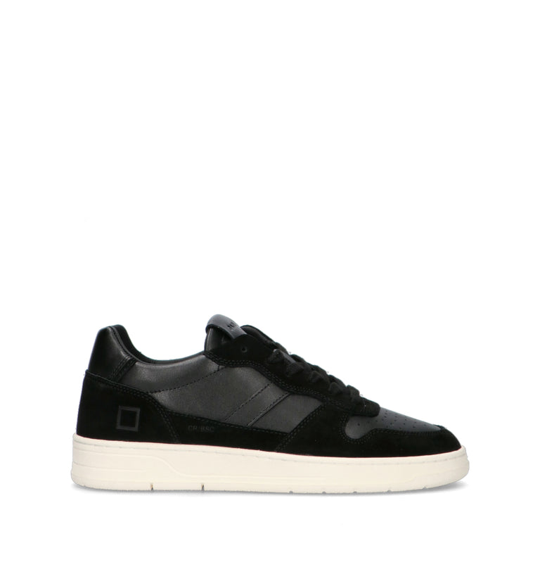 D.A.T.E. Sneaker uomo nera in pelle