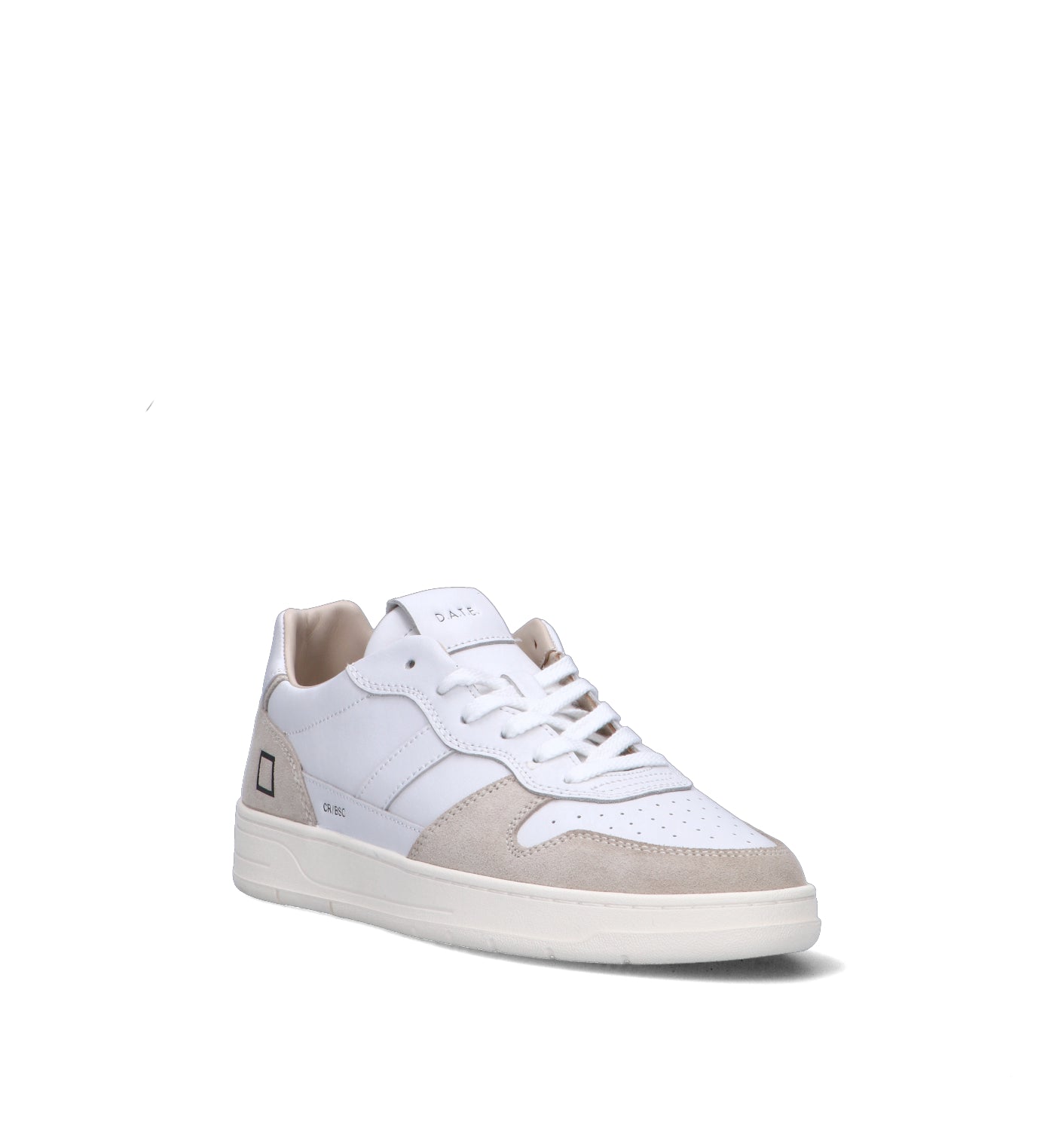 D.A.T.E. Sneaker uomo bianca in pelle