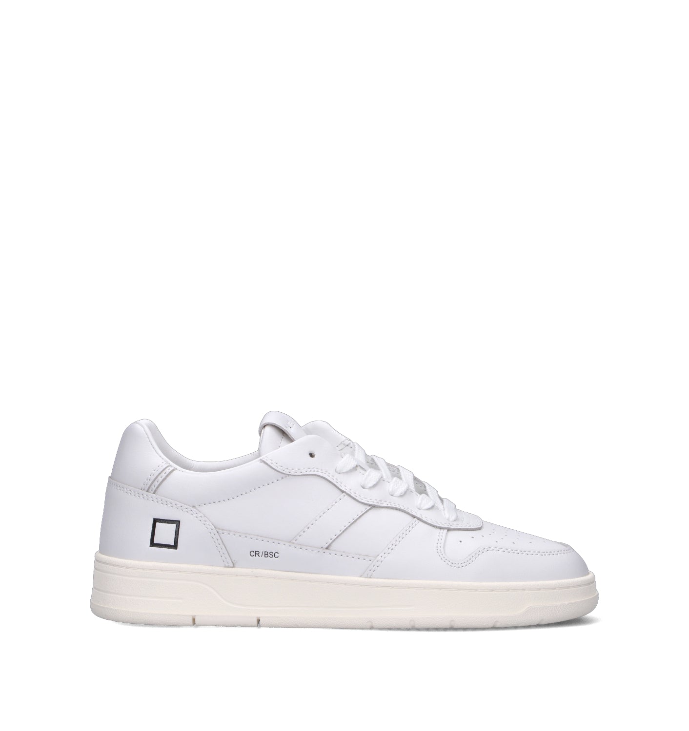 D.A.T.E. Sneaker uomo bianca in pelle
