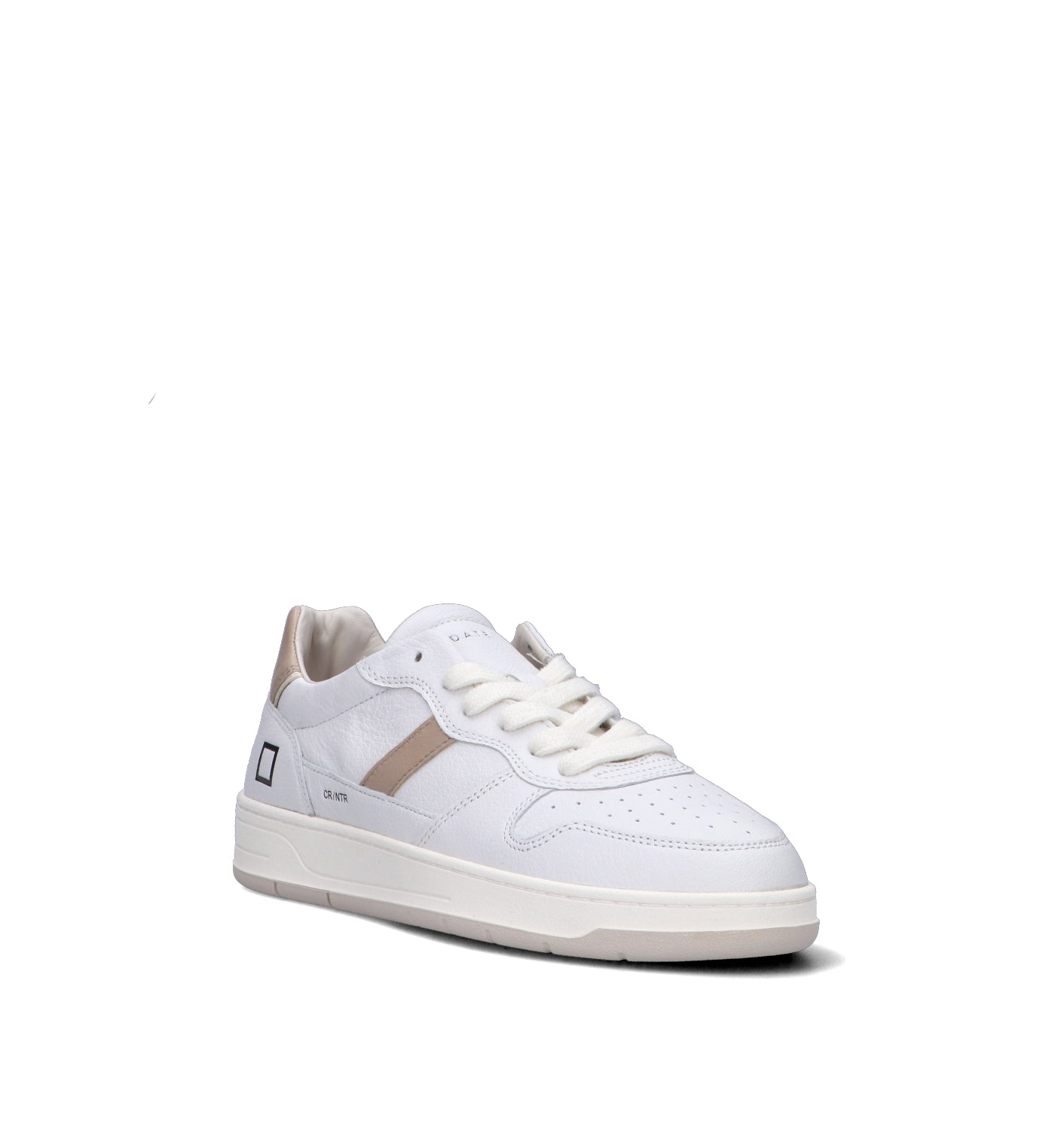 D.A.T.E. Sneaker uomo bianca in pelle