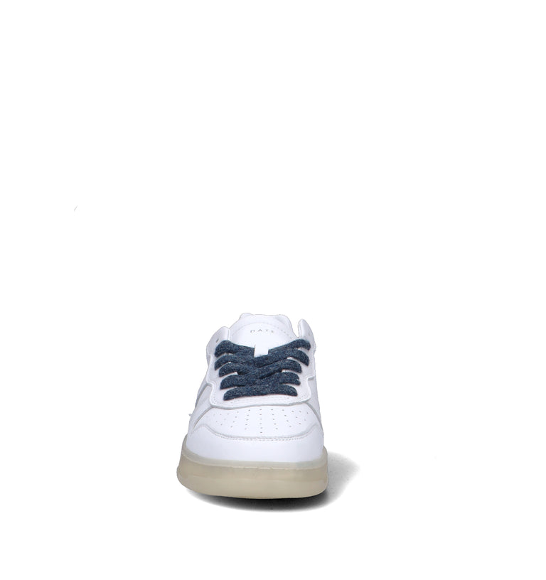 D.A.T.E. Sneaker uomo bianca in pelle