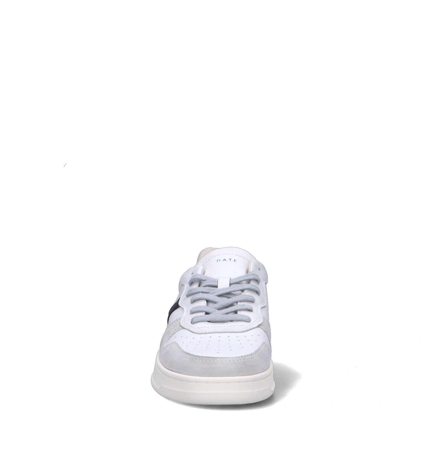 D.A.T.E. Sneaker uomo bianca/nera in pelle