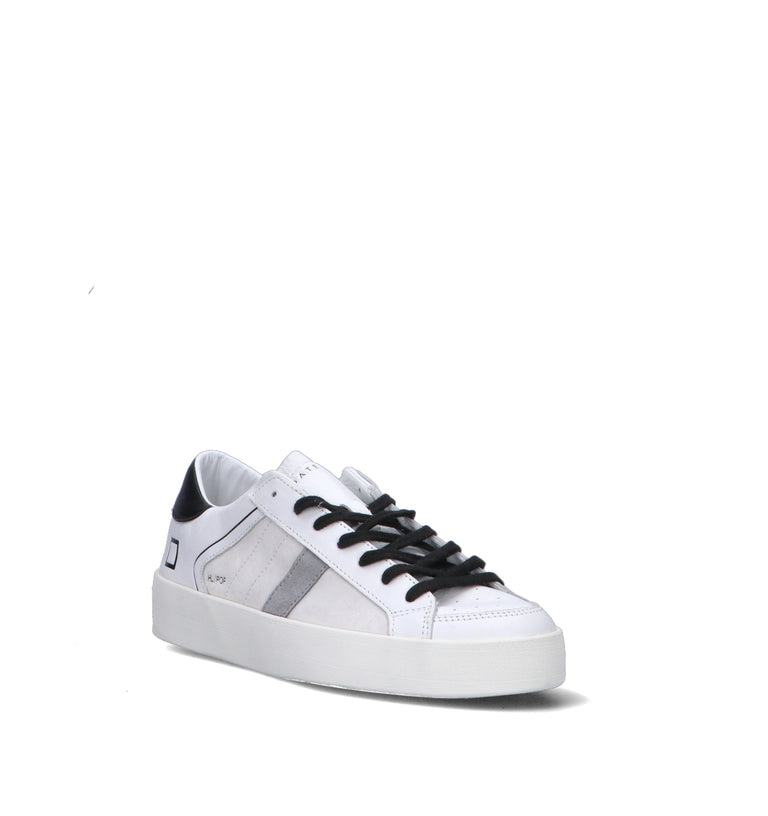 D.A.T.E. Sneaker uomo bianca in pelle