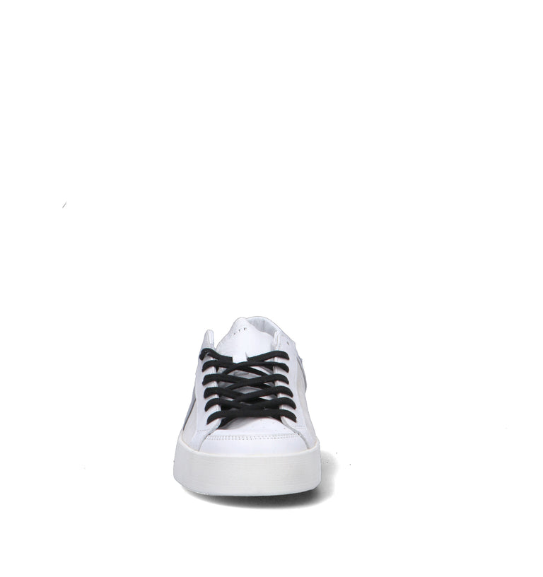 D.A.T.E. Sneaker uomo bianca in pelle