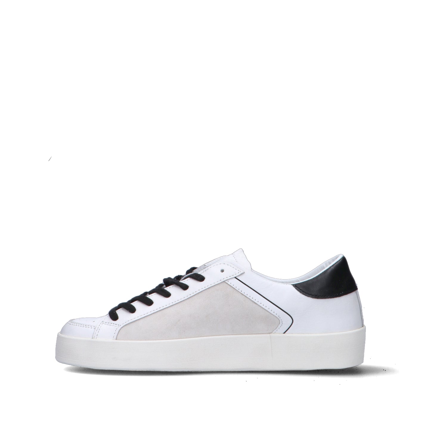 D.A.T.E. Sneaker uomo bianca in pelle