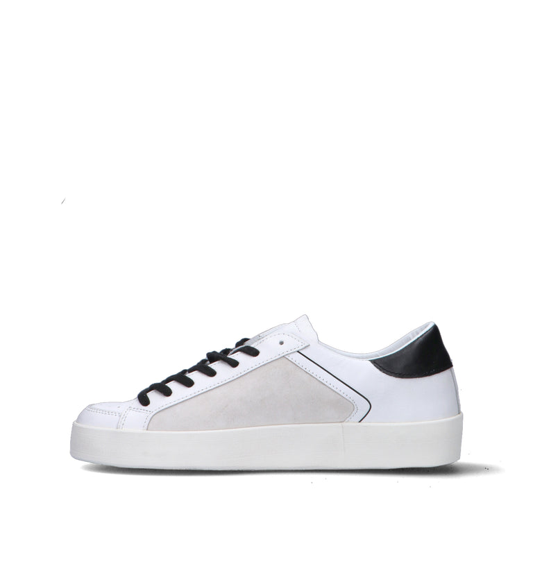 D.A.T.E. Sneaker uomo bianca in pelle