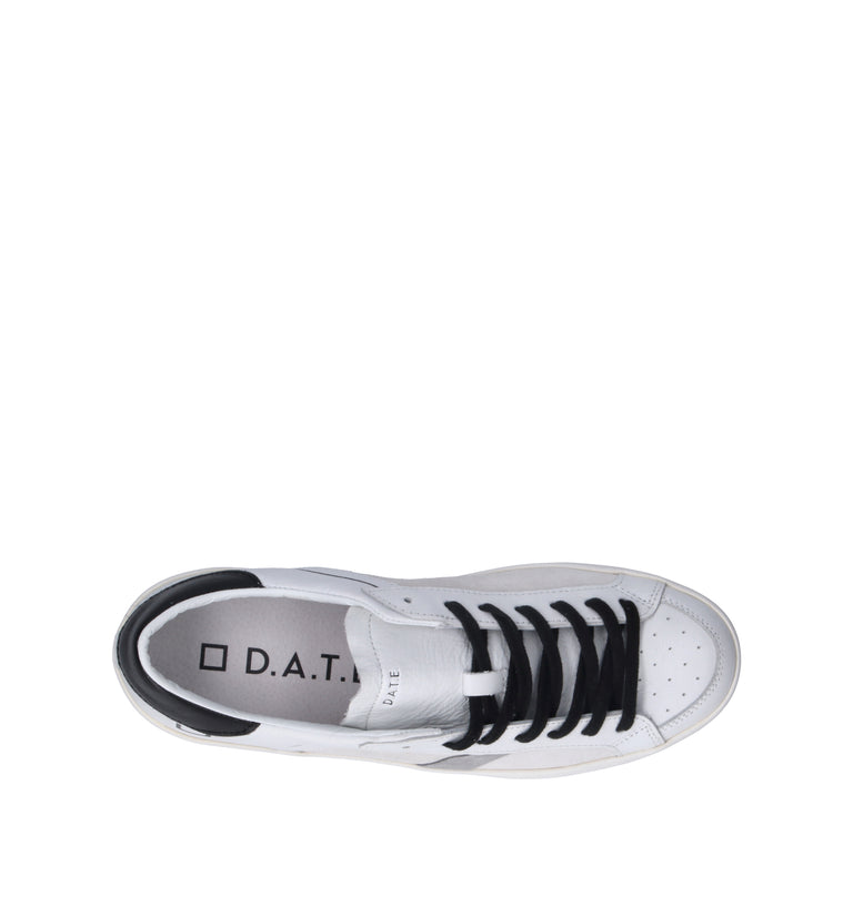 D.A.T.E. Sneaker uomo bianca in pelle